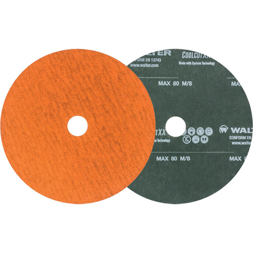 Disques en fibre - Coolcut XX, C&eacute;ramique, 36, 5" Dia x 7/8" Arbre Rock Safety Industrial Ltd