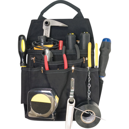 Porte-outils professionnels pour &eacute;lectricien, Porte-outil multiple, Polyester, 11 Poches Rock Safety Industrial Ltd