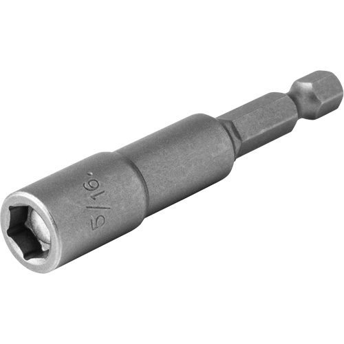 Tourne-&eacute;crou, Embout 5/16", Prise 1/4", 2-9/16" lo, Magn&eacute;tique Rock Safety Industrial Ltd