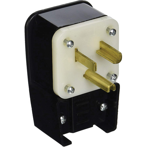 Fiche de rallonge &agrave; angle de mise &agrave; la terre de qualit&eacute; industrielle, Nylon tr&egrave;s r&eacute;sistant, 30 A Rock Safety Industrial Ltd