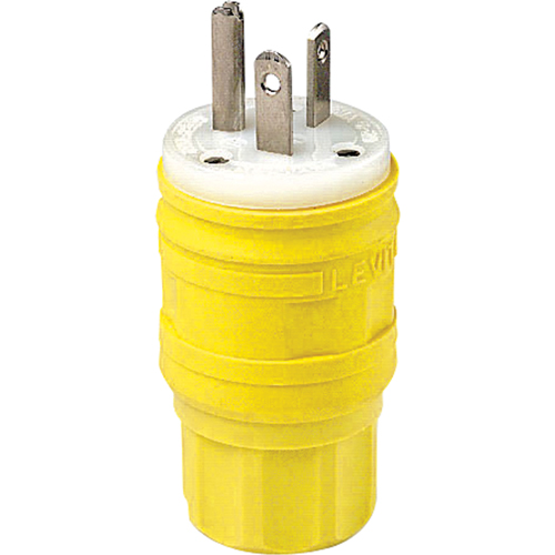 Wetguard Watertight Straight Blade Plug, Plastic, 20 A, 250 V Rock Safety Industrial Ltd