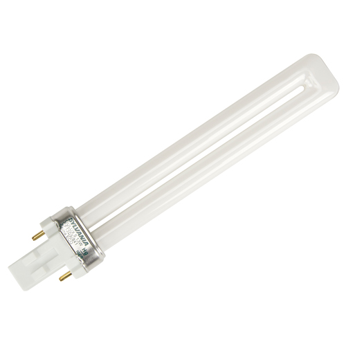 Dulux&reg; Compact Fluorescent, 800, 13 W, 4100 K, GX23 Base, 12000 hrs. Rock Safety Industrial Ltd
