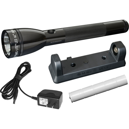 ML125 Flashlight, LED, 186 Lumens, Rechargeable Batteries Rock Safety Industrial Ltd