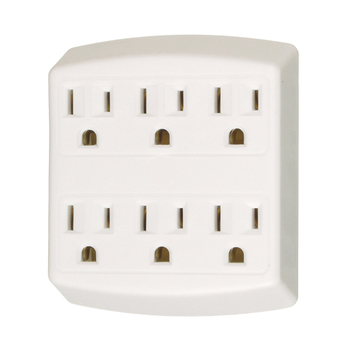 Adaptateurs, 6 Prise(s), 15 A, 1875 W, 125 Rock Safety Industrial Ltd