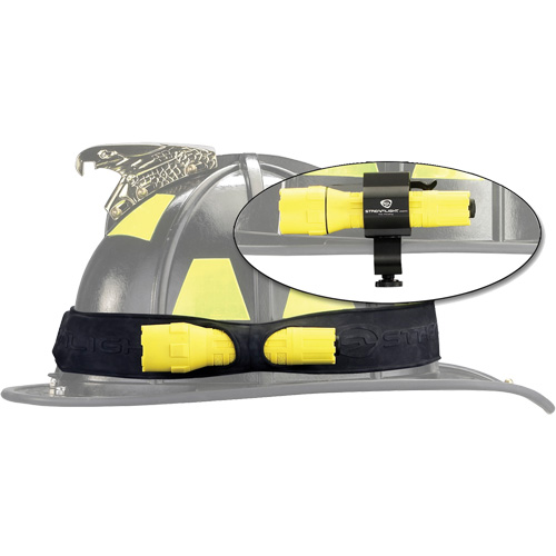 Trousse de lampe de casque PolyTac, DEL, 600 lumens, Piles CR123A Rock Safety Industrial Ltd