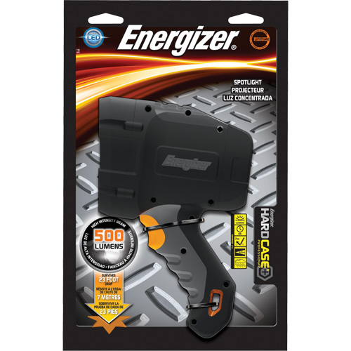 Projecteur Hard Case Professional, DEL, 600 Lumens, Piles AA Rock Safety Industrial Ltd