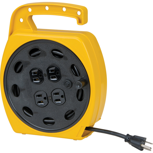 Wind-Up Extension Cord, 25', SJT, 16/3 Gauge, 10 A Rock Safety Industrial Ltd