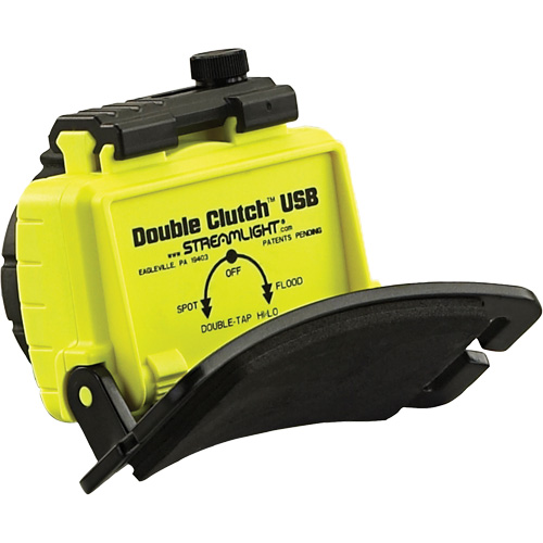 Double Clutch USB Headlamp, LED, 125 Lumens, 3.5 Hrs. Run Time, Rechargeable Batteries Rock Safety Industrial Ltd