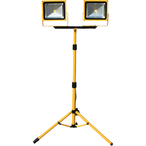 Projecteurs portatifs et rechargeables, DEL, 30 W, 6000 lumens, Boîtier en Aluminium Rock Safety Industrial Ltd