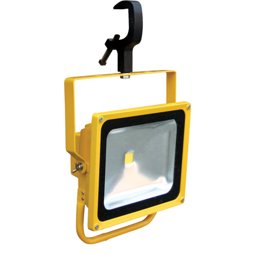 Projecteurs portatifs et rechargeables, DEL, 30 W, 3000 lumens, Boîtier en Aluminium Rock Safety Industrial Ltd