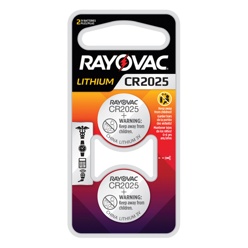 CR2025 Lithium Coin Cell Batteries, 3 V Rock Safety Industrial Ltd