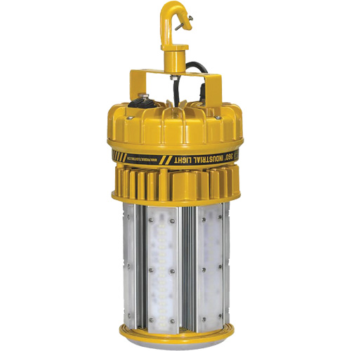 Ensemble d'&eacute;clairage industriel 360° ProLight, DEL, 120 W, 15000 lumens, Boîtier en Plastique Rock Safety Industrial Ltd