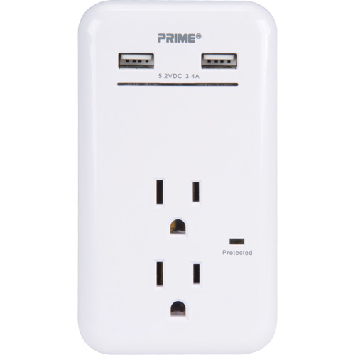 Chargeur USB Prime avec protection contre la surtension Rock Safety Industrial Ltd