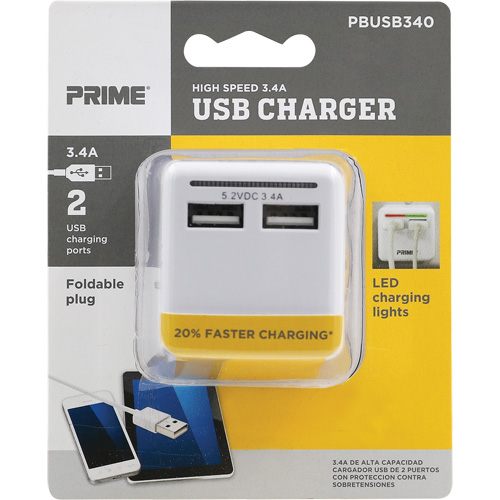 Chargeur USB Prime haute vitesse Rock Safety Industrial Ltd