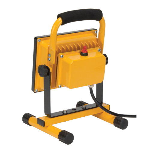 Projecteur portatif, DEL, 20 W, 2500 lumens, Boîtier en Aluminium Rock Safety Industrial Ltd