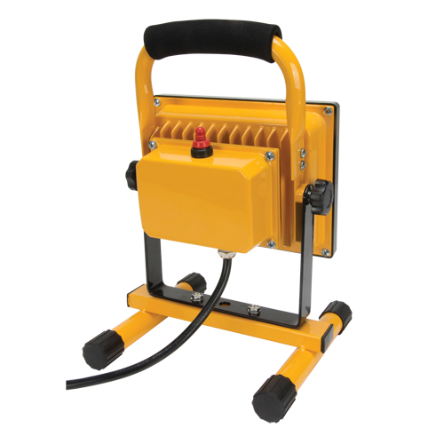 Projecteur portatif, DEL, 20 W, 2500 lumens, Boîtier en Aluminium Rock Safety Industrial Ltd