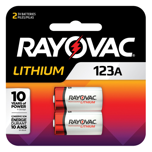 Batteries au lithium, 123, 3 V Rock Safety Industrial Ltd