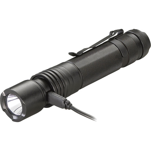 Lampe de poche tactique professionelle ProTac HL USB, DEL, 1000 lumens, Piles Rechargeable Rock Safety Industrial Ltd