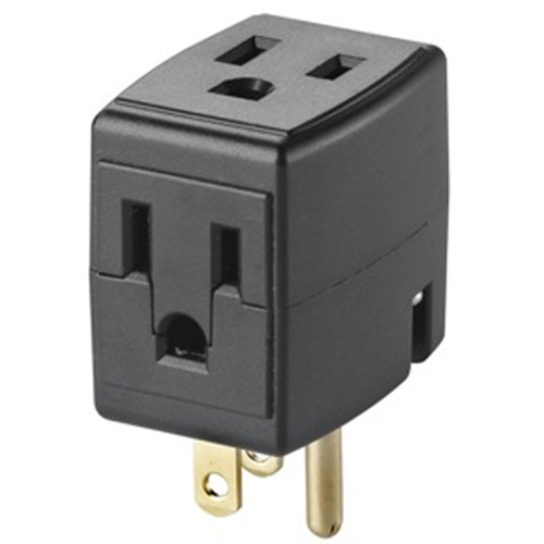 Grounded Triple Cube, 3 Outlet(s), None, 15 Amps, 1875 W, 125 V Rock Safety Industrial Ltd