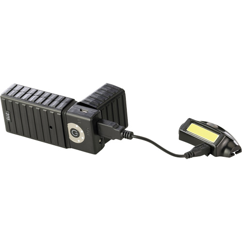 Lampe frontale USB Bandit, DEL, 180 lumens, 2 hres de fonctionnement, piles Rechargeable Rock Safety Industrial Ltd