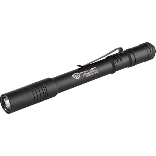 Lampe de poche stylo USB Stylus Pro, DEL, 350 lumens, Corps en Aluminium, piles Rechargeable, Compris Rock Safety Industrial Ltd