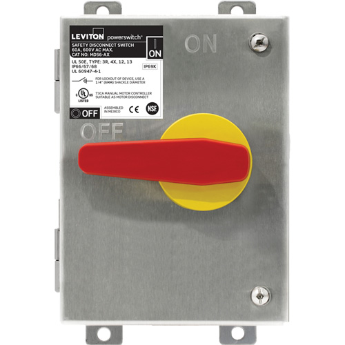 Sectionneur en acier inoxydable Rock Safety Industrial Ltd