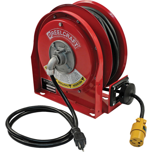 3000 Compact Premium Duty Cord Reel, 30', SJTO, 12 Gauge, 15 A Rock Safety Industrial Ltd