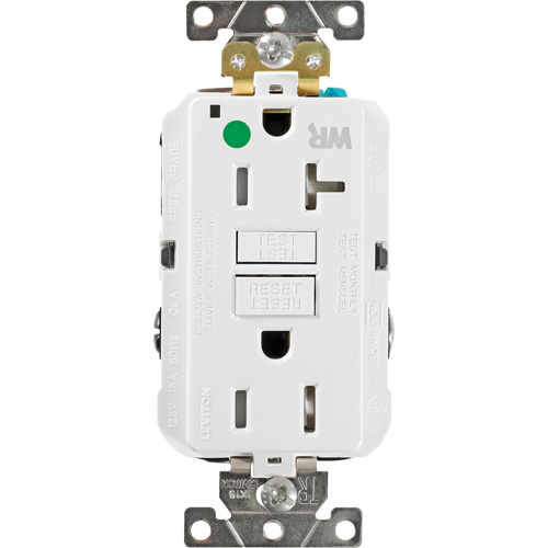 SmartlockPro&reg; Extra Heavy-Duty Self-Test GFCI Receptacle Rock Safety Industrial Ltd