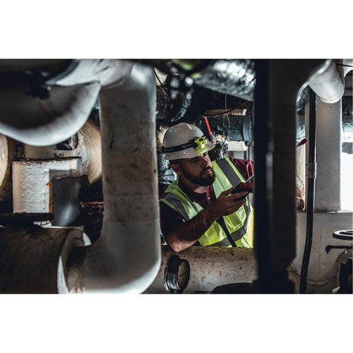 Lampe frontale &agrave; s&eacute;curit&eacute; intrins&egrave;que Enduro Pro HAZ-LO, DEL, 235 lumens, 5 hres de fonctionnement, piles AAA Rock Safety Industrial Ltd