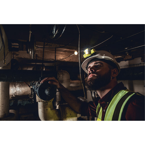 Lampe frontale &agrave; s&eacute;curit&eacute; intrins&egrave;que HAZ-LO USB, DEL, 250 lumens, 7 hres de fonctionnement, piles Rechargeable Rock Safety Industrial Ltd