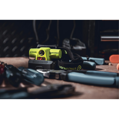 Lampe frontale &agrave; s&eacute;curit&eacute; intrins&egrave;que HAZ-LO USB, DEL, 250 lumens, 7 hres de fonctionnement, piles Rechargeable Rock Safety Industrial Ltd