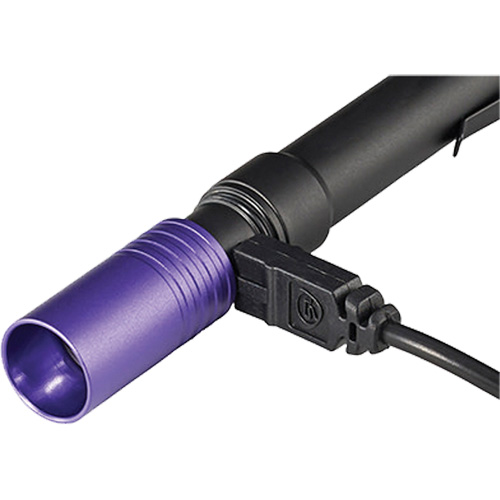Lampe stylo UV avec port de recharge micro USB Stylus Pro, DEL, Corps en Aluminium, piles Rechargeable, Compris Rock Safety Industrial Ltd