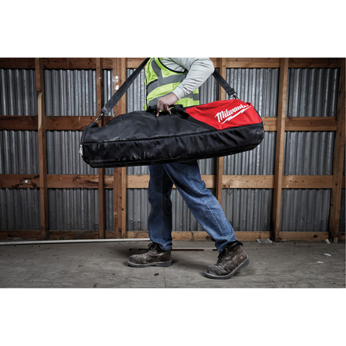 Sac de transport pour tour d'&eacute;clairage M18 Rocket, Nylon balistique, 1 pochettes, Noir/Rouge Rock Safety Industrial Ltd