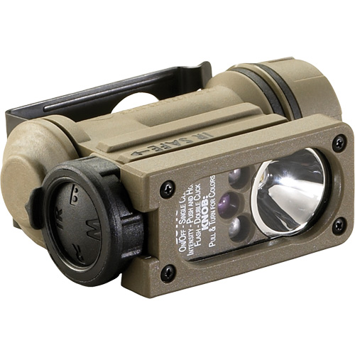 Lampe main libres Sidewinder Compact II, DEL, 55 lumens, 6 hres de fonctionnement, piles AA Rock Safety Industrial Ltd