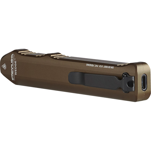 Lampe de poche mince &agrave; usage quotidien Wedge, DEL, 1000 lumens, Piles Rechargeable Rock Safety Industrial Ltd