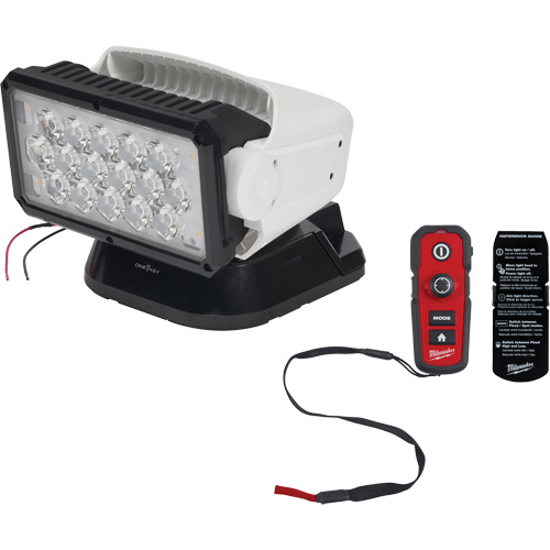 Utility Remote Control Search Light, LED, 4250 Lumens Rock Safety Industrial Ltd
