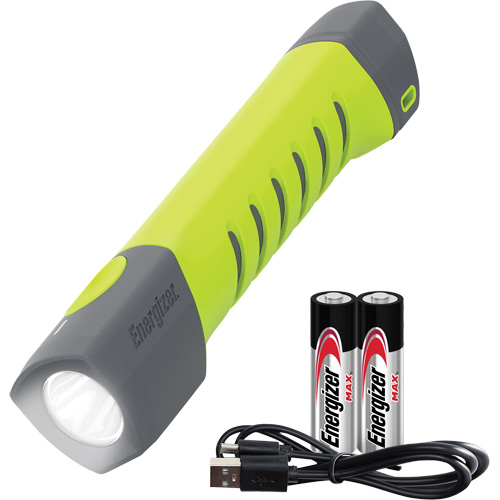 Petite lampe de poche hybride et portative de la s&eacute;rie Pro, DEL, 1000 lumens, Piles AAA/Rechargeable Rock Safety Industrial Ltd