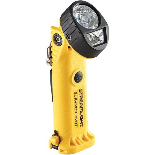 Lampe de poche Survivor Pivot, DEL, 325 lumens, Piles Rechargeable Rock Safety Industrial Ltd