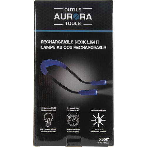 Lampe de travail, Lampe tour de cou, Rechargeable, 300 lumens Rock Safety Industrial Ltd