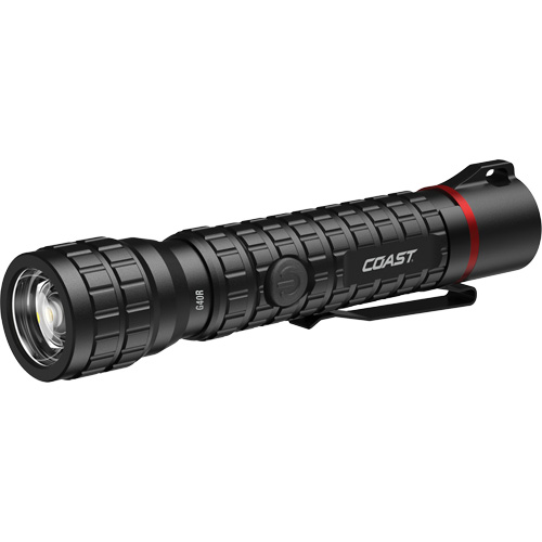 Lampe de poche &eacute;tanche G40R avec mise au point par rotation, DEL, 650 lumens, Piles Rechargeable Rock Safety Industrial Ltd