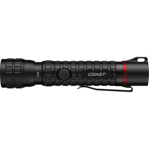 Lampe de poche &eacute;tanche G40R avec mise au point par rotation, DEL, 650 lumens, Piles Rechargeable Rock Safety Industrial Ltd