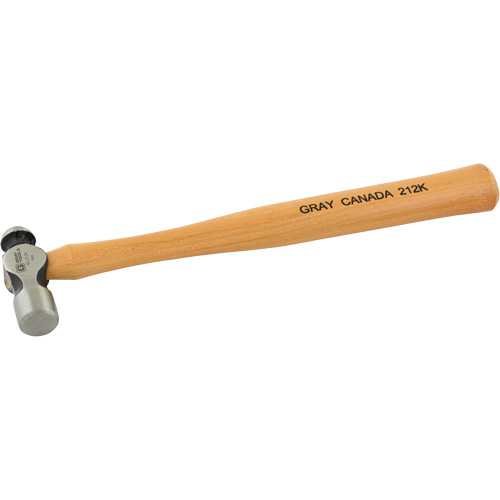 Ball Pein Hammer, 4 oz. Head Weight, Plain Face, Wood Handle Rock Safety Industrial Ltd