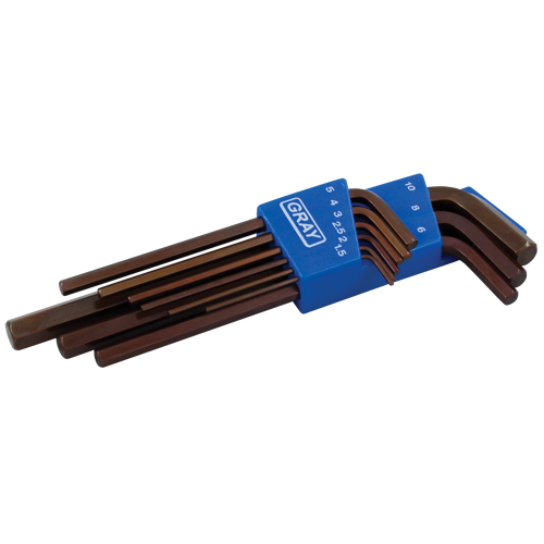Long Arm Hex Key Set, 9 Pcs., Metric Rock Safety Industrial Ltd