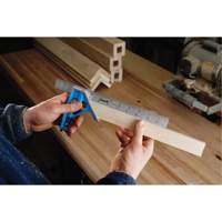 True Blue&reg; Combination Square, 12" L, 1/16" Graduations, Steel, Plain Rock Safety Industrial Ltd