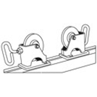 Support Adjust-A-Rolls, Capacit&eacute; de chargement 2000 lb, Capacit&eacute; max. de tuyau 36" Rock Safety Industrial Ltd