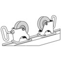 Support Adjust-A-Rolls, Capacit&eacute; de chargement 1000 lb, Capacit&eacute; max. de tuyau 36" Rock Safety Industrial Ltd