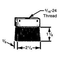 Brosses plates, rondes ou Roto Rock Safety Industrial Ltd