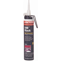 598 High Performance RTV Silicone Gasket Maker, Cartridge, Black Rock Safety Industrial Ltd