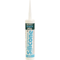 NuFlex&reg; 302 Bath And Kitchen Silicone Sealant, 300 ml, Cartridge, Clear Rock Safety Industrial Ltd