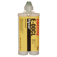 E-00CL Structural Adhesives, 200 ml, Dual Cartridge, Two-Part, Clear Rock Safety Industrial Ltd